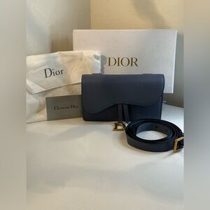 CHRISTIAN DIOR Saddle Belt Pouch Size 38